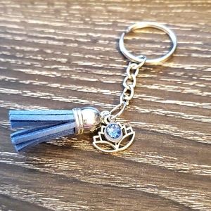 Handmade Lotus Keychain